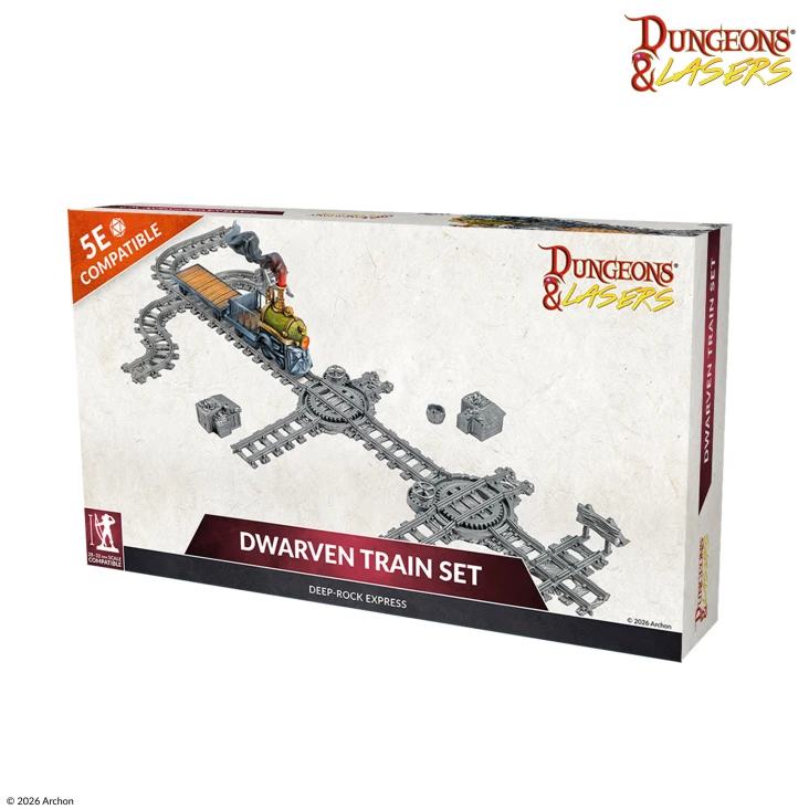 DUNGEONS & LASERS DWARVEN TRAIN SET