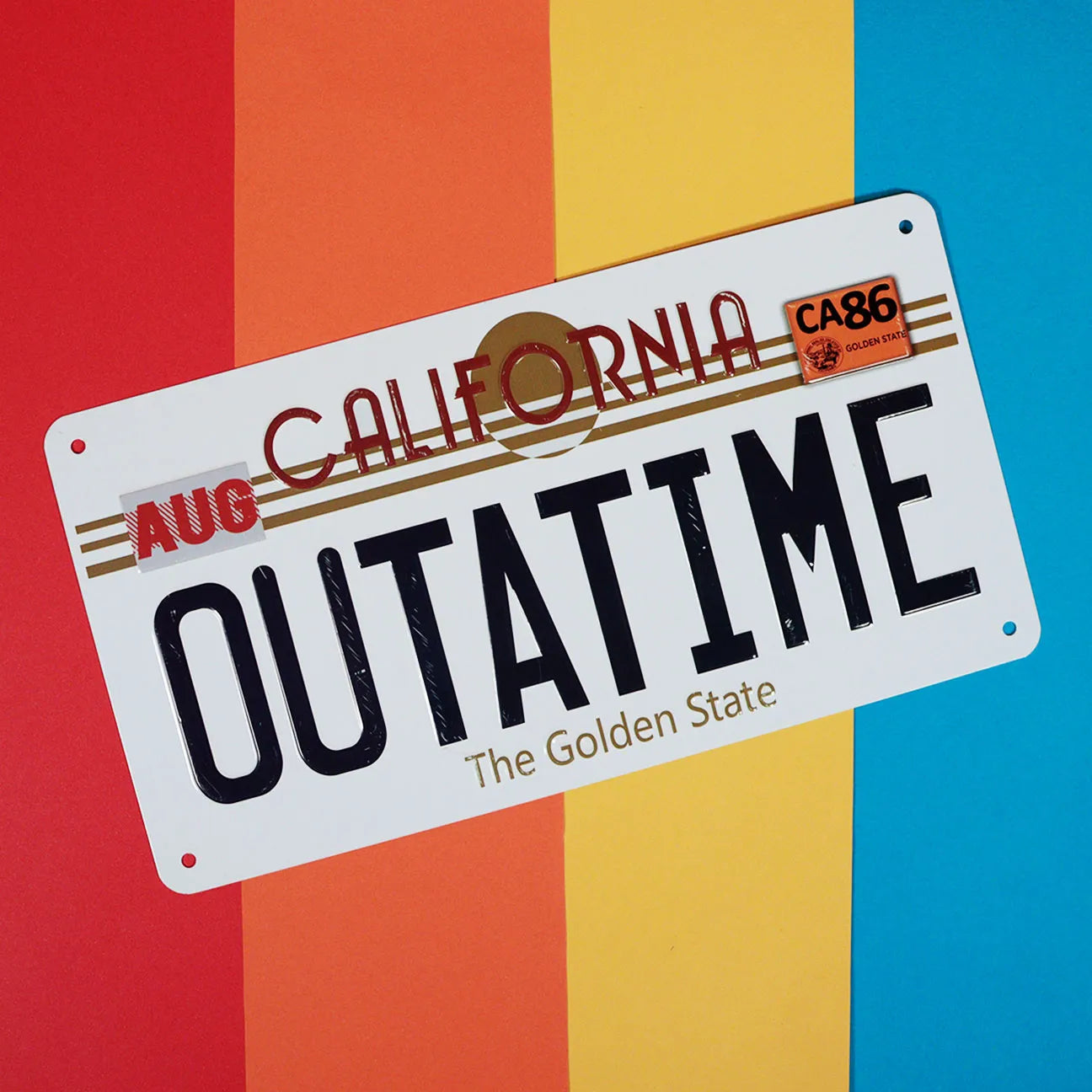 BACK TO THE FUTURE - LICENSE PLATE OFFICIAL REPLICA