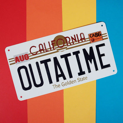 BACK TO THE FUTURE - LICENSE PLATE OFFICIAL REPLICA