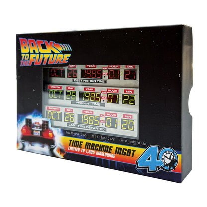 BACK TO THE FUTURE TIME CIRCUIT LIMTED EDITION METAL INGOT