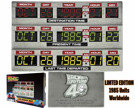 BACK TO THE FUTURE TIME CIRCUIT LIMTED EDITION METAL INGOT