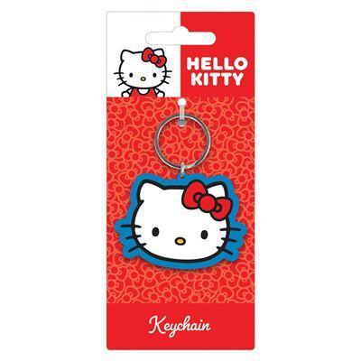 SANRIO HELLO KITTY FACE PVC KEYCHAIN