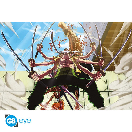 ONE PIECE ZORO VS KAKU MAXI POSTER