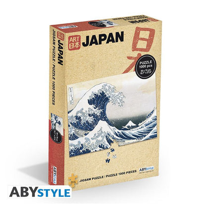 HOKUSAI THE WAVE OF KANGAWA JIGASAW PUZZLE (1000X)