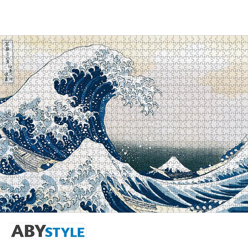 HOKUSAI THE WAVE OF KANGAWA JIGASAW PUZZLE (1000X)