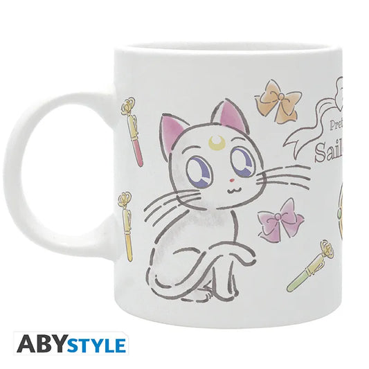 SAILOR MOON LUNA & ARTEMIS CHIBI MUG