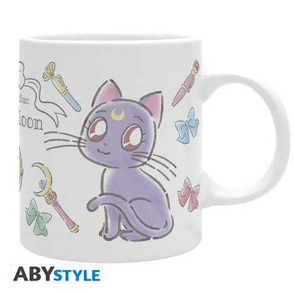 SAILOR MOON LUNA & ARTEMIS CHIBI MUG