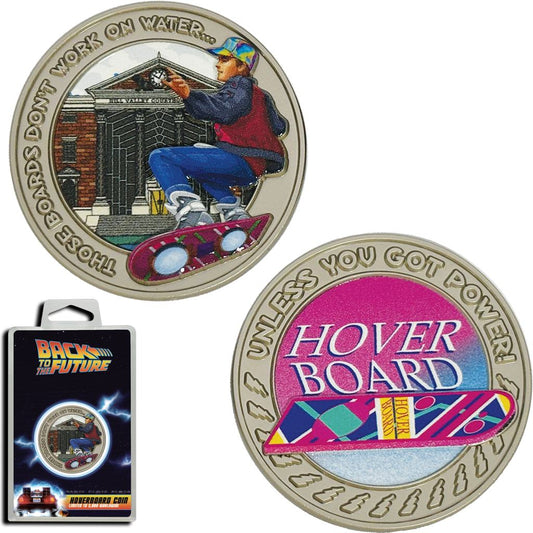 BACK TO THE FUTURE HOVERBOARD COMMEMORATIVE COIN