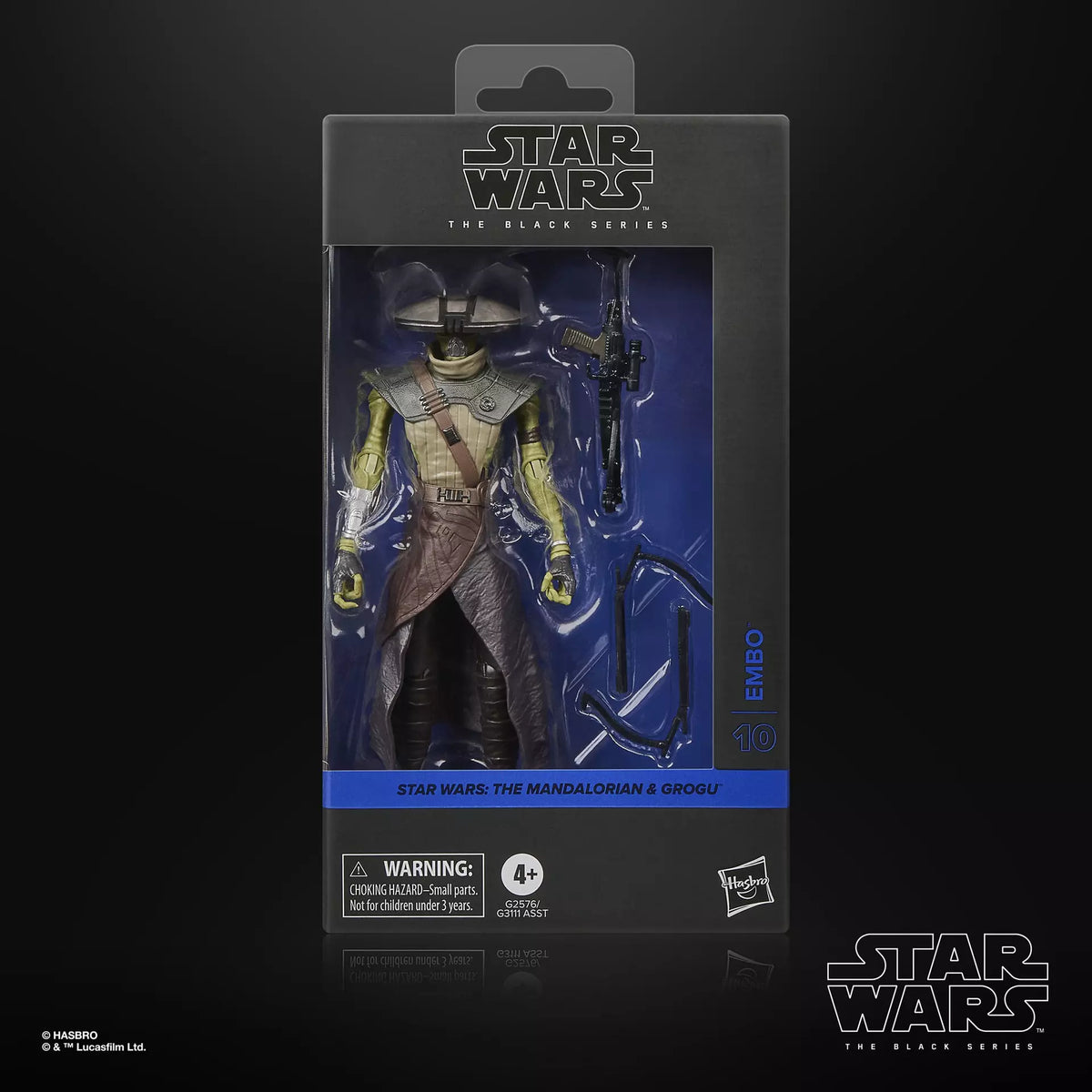 STAR WARS BLACK SERIES MANDALORIAN AND GROGU EMBO ACTION FIGURE
