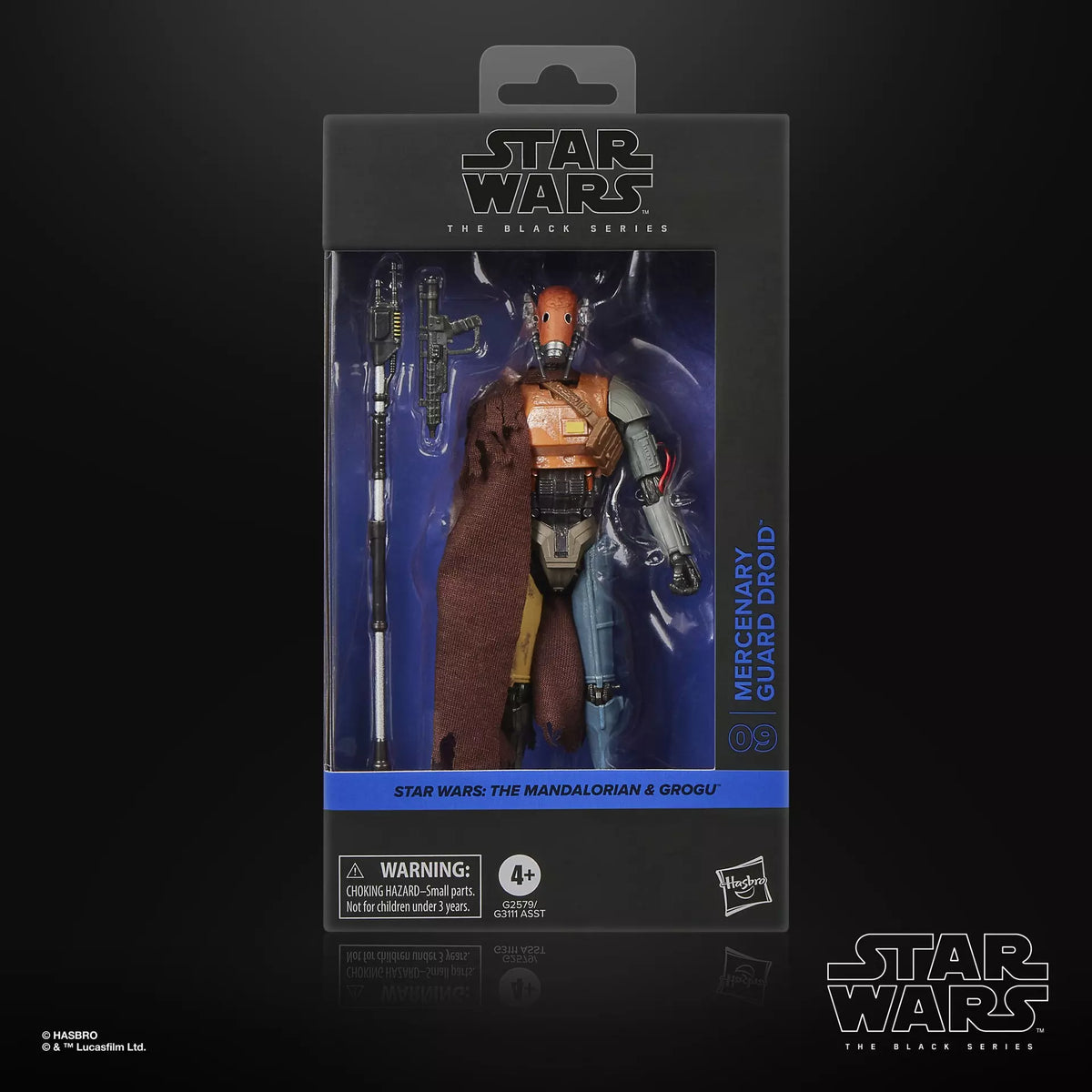 STAR WARS BLACK SERIES MANDALORIAN AND GROGU MERCENARY GUARD DROID ACTION FIGURE