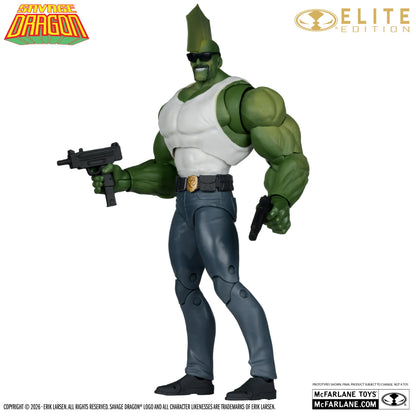 MCFARLANE ELITE EDITION  SAVAGE DRAGON  ACTION FIGURE