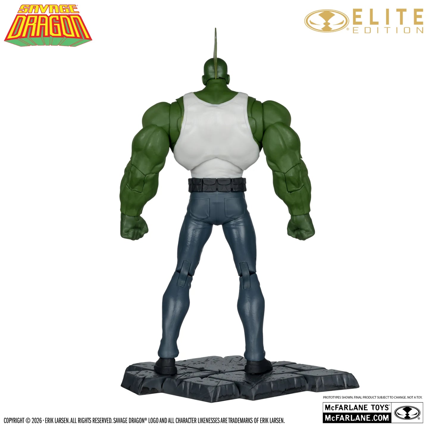 MCFARLANE ELITE EDITION  SAVAGE DRAGON  ACTION FIGURE