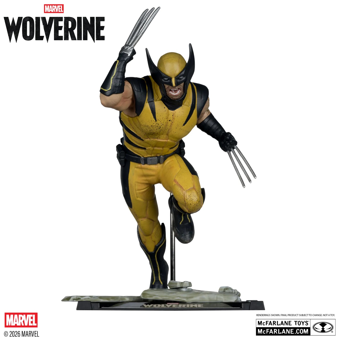 MARVEL GAMES COLLECTION 1:10 WOLVERINE THE GAME FIGURE