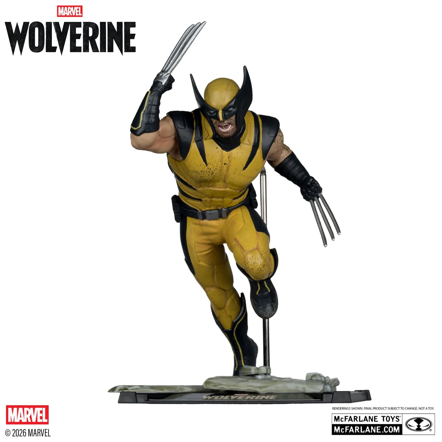 MARVEL GAMES COLLECTION 1:10 WOLVERINE THE GAME FIGURE