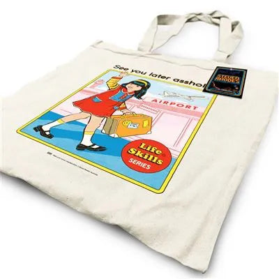 STEVEN RHODES SEE YOU LATER TOTE BAG