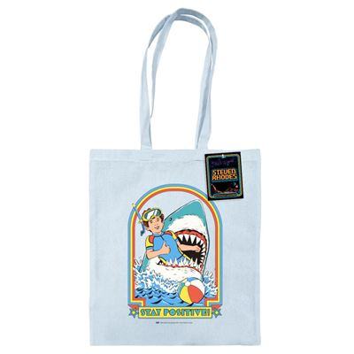 STEVEN RHODES STAY POSITIVE TOTE BAG