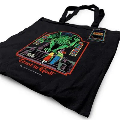 STEVEN RHODES TRUST IN GOD TOTE BAG