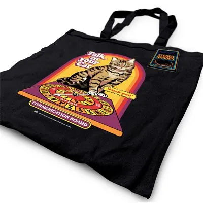 STEVEN RHODES TALK TO YOUR CAT TOTE BAG