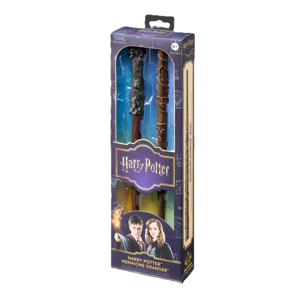 HARRY POTTER AND HERMIONE GRANGER WANDS SET (2)
