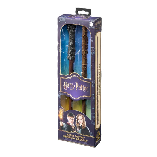 HARRY POTTER AND HERMIONE GRANGER WANDS SET (2)