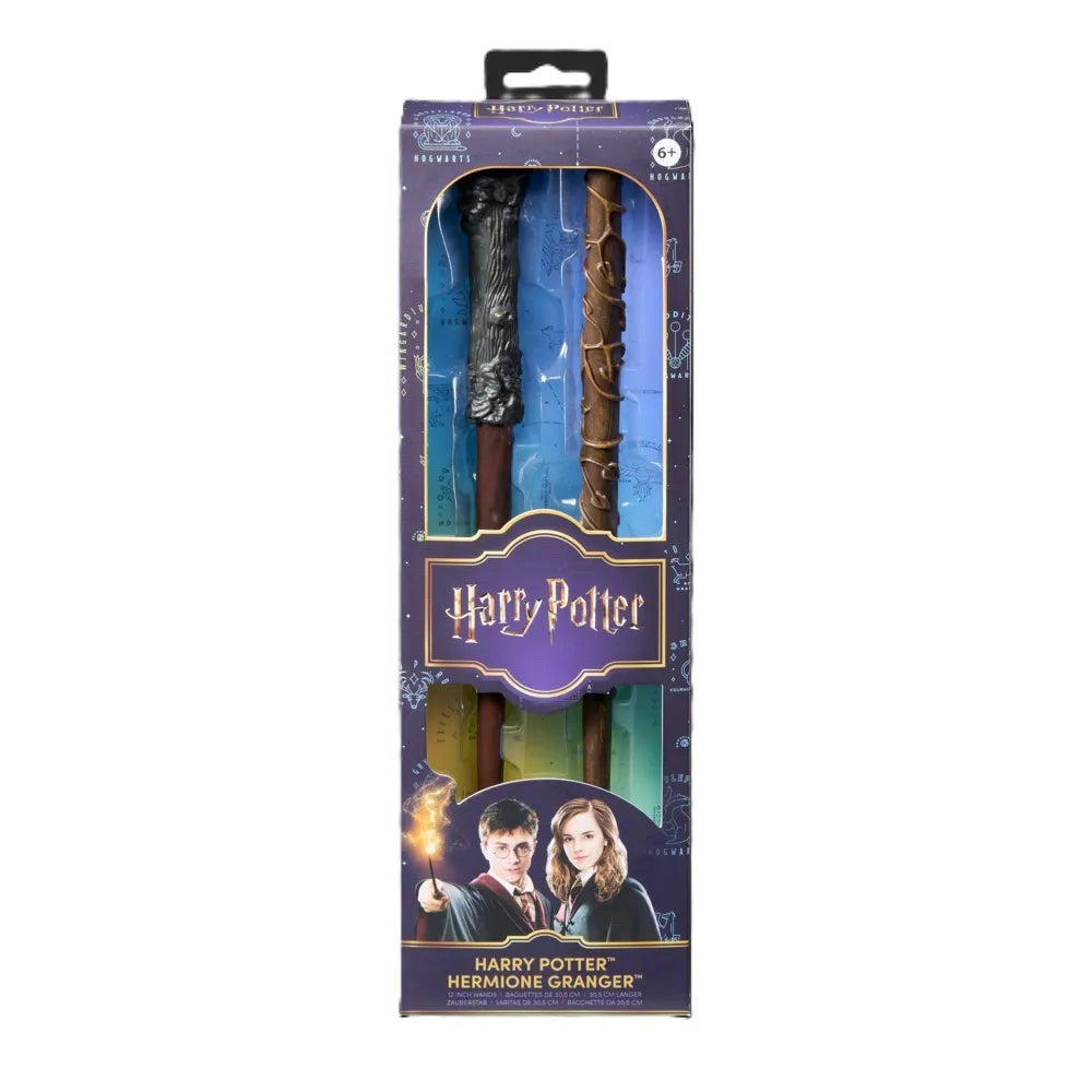HARRY POTTER AND HERMIONE GRANGER WANDS SET (2)