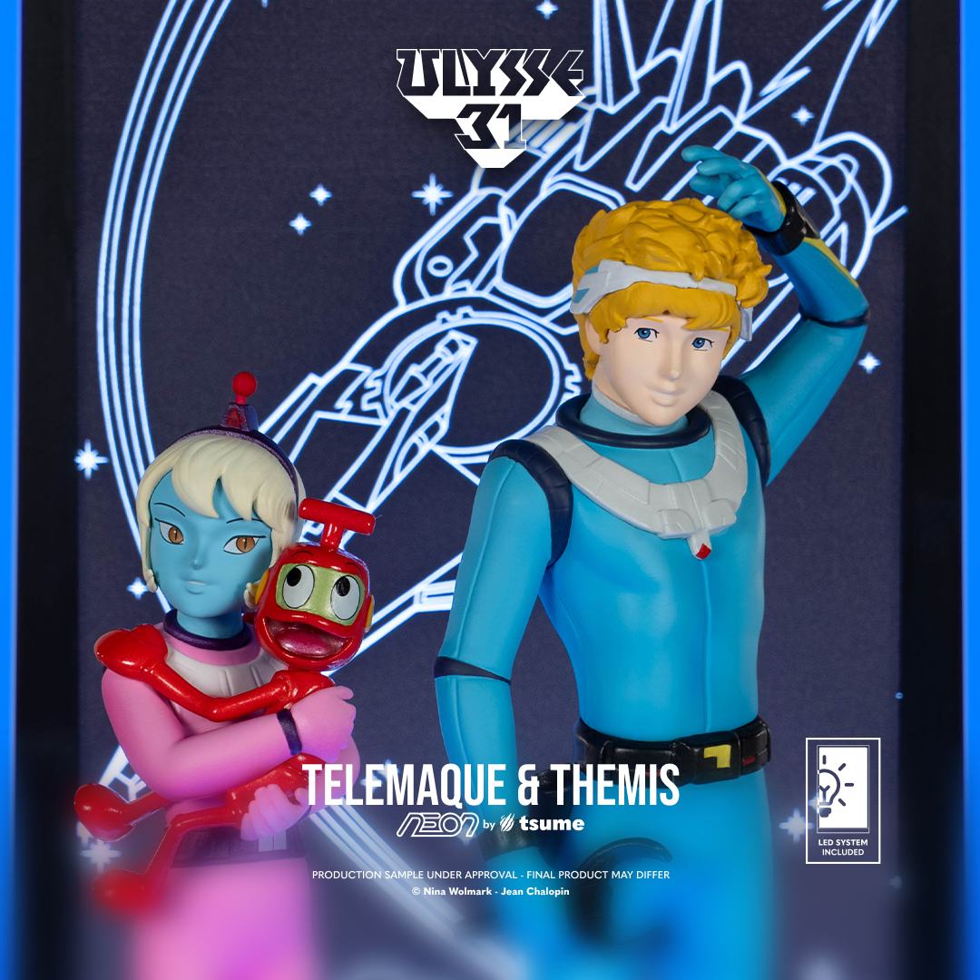ULYSSE 31 TELEMACHUS & THEMIS NEON FIGURE