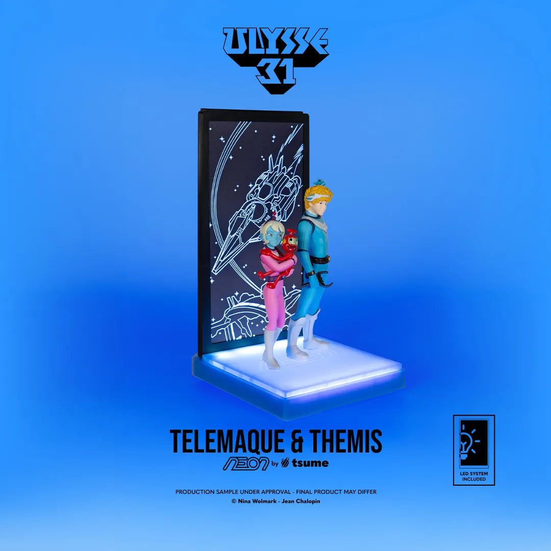 ULYSSE 31 TELEMACHUS & THEMIS NEON FIGURE