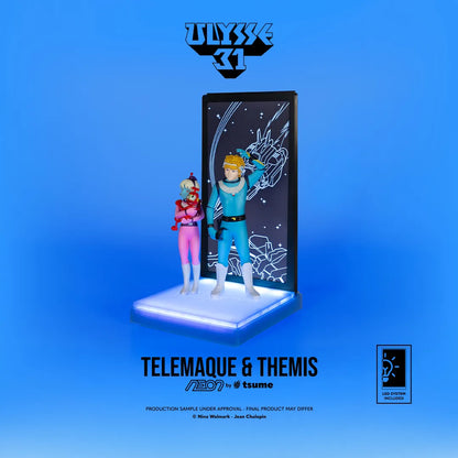 ULYSSE 31 TELEMACHUS & THEMIS NEON FIGURE