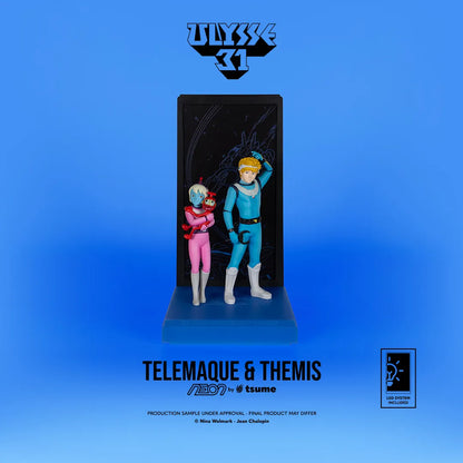 ULYSSE 31 TELEMACHUS & THEMIS NEON FIGURE