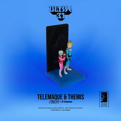 ULYSSE 31 TELEMACHUS & THEMIS NEON FIGURE