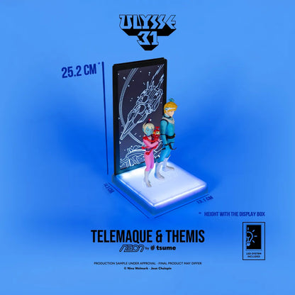 ULYSSE 31 TELEMACHUS & THEMIS NEON FIGURE