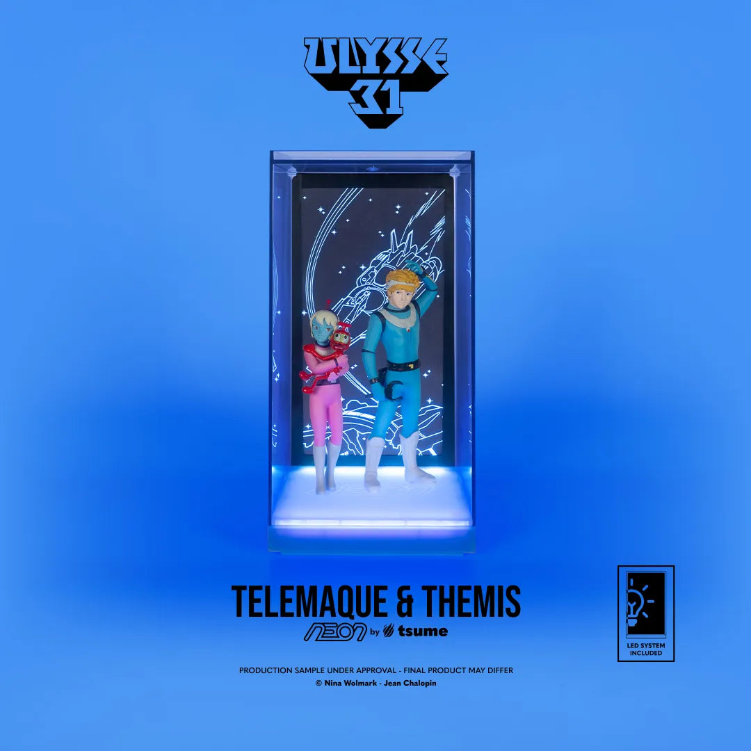 ULYSSE 31 TELEMACHUS & THEMIS NEON FIGURE