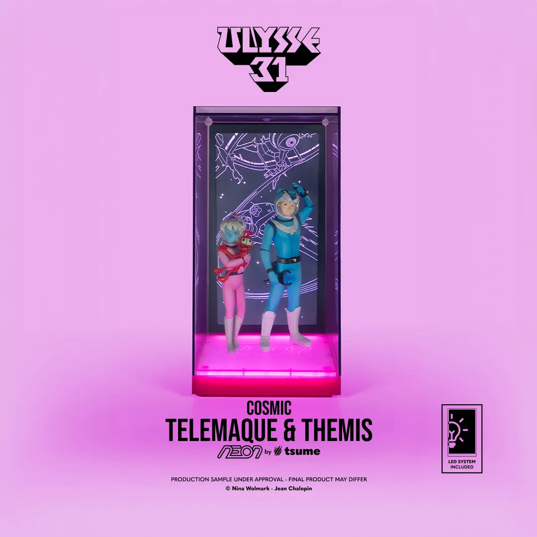 ULYSSE 31 TELEMACHUS & THEMIS COSMIC VERSION NEON FIGURE