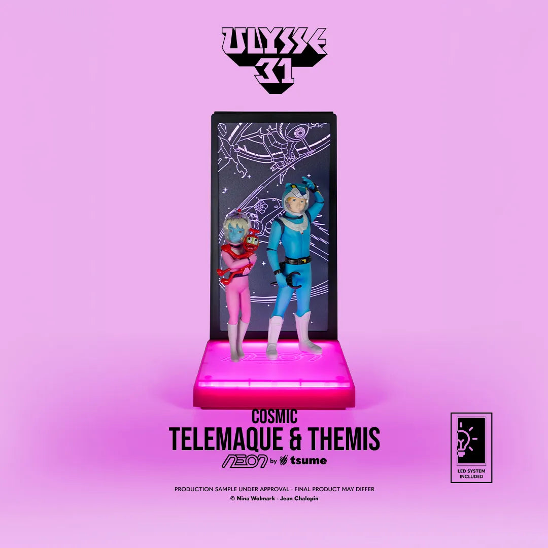 ULYSSE 31 TELEMACHUS & THEMIS COSMIC VERSION NEON FIGURE