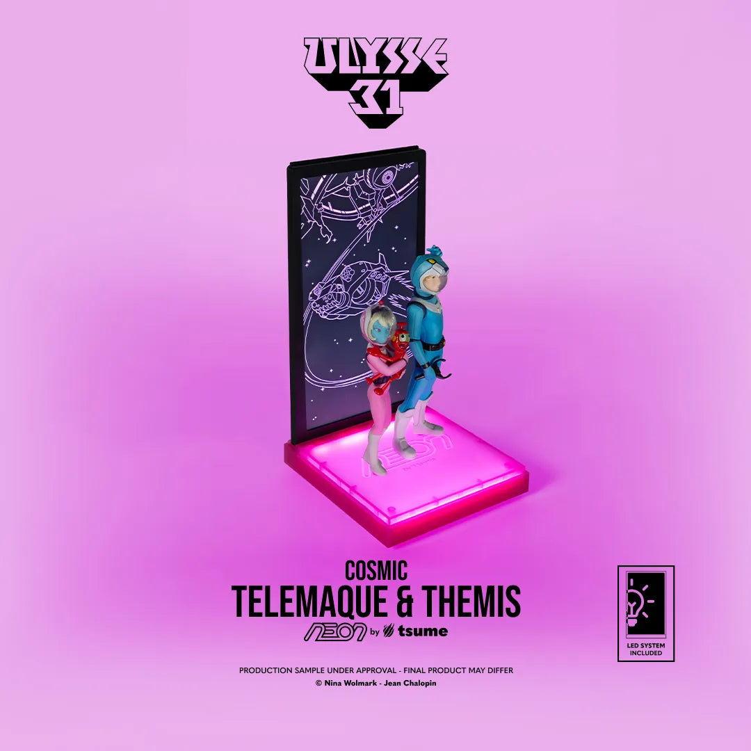 ULYSSE 31 TELEMACHUS & THEMIS COSMIC VERSION NEON FIGURE