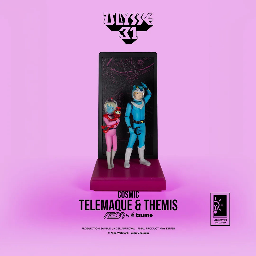 ULYSSE 31 TELEMACHUS & THEMIS COSMIC VERSION NEON FIGURE
