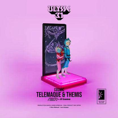 ULYSSE 31 TELEMACHUS & THEMIS COSMIC VERSION NEON FIGURE