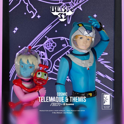 ULYSSE 31 TELEMACHUS & THEMIS COSMIC VERSION NEON FIGURE