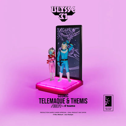 ULYSSE 31 TELEMACHUS & THEMIS COSMIC VERSION NEON FIGURE