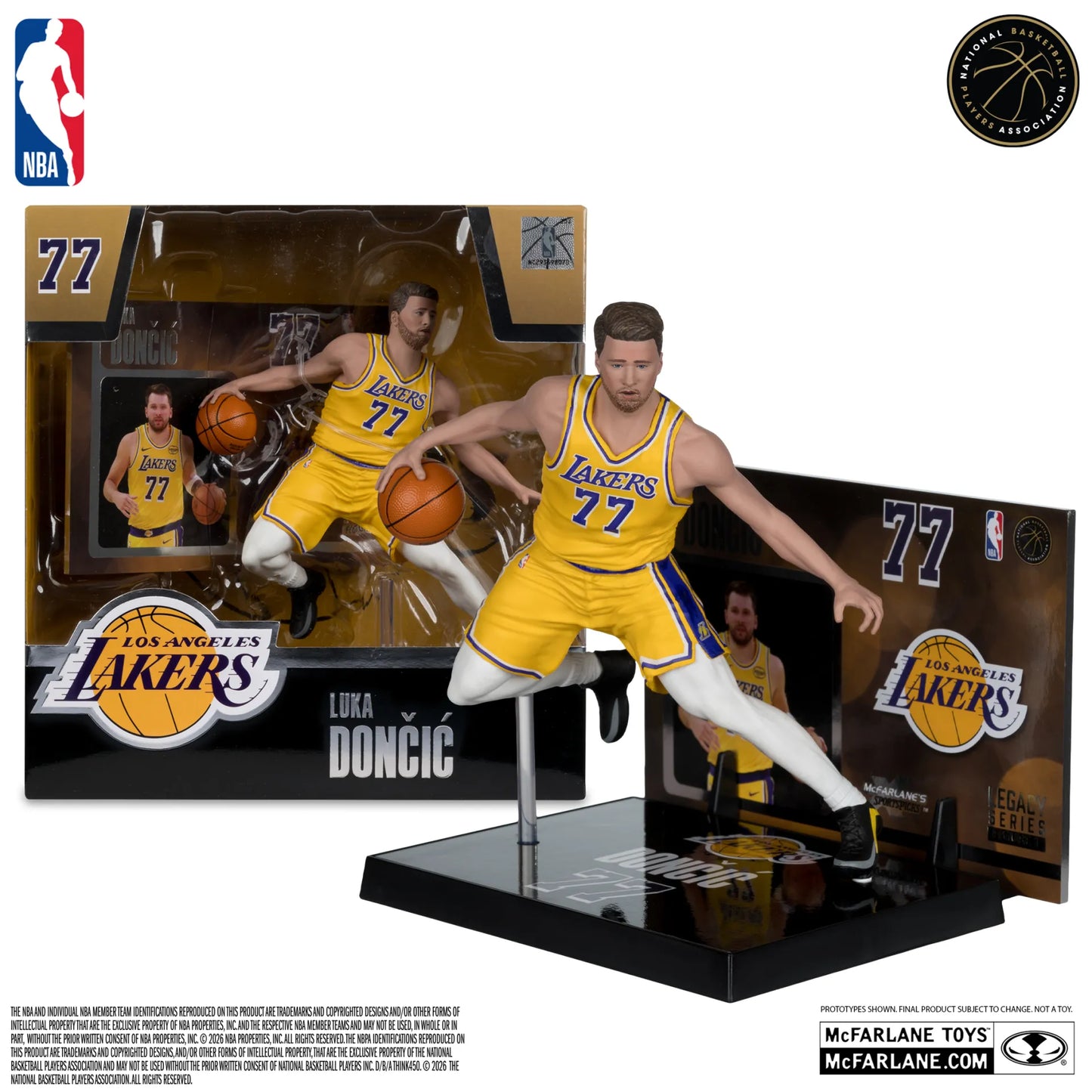 NBA  SPORTSPICKS LUKA DONCIC (LA LAKERS) POSED FIGURES