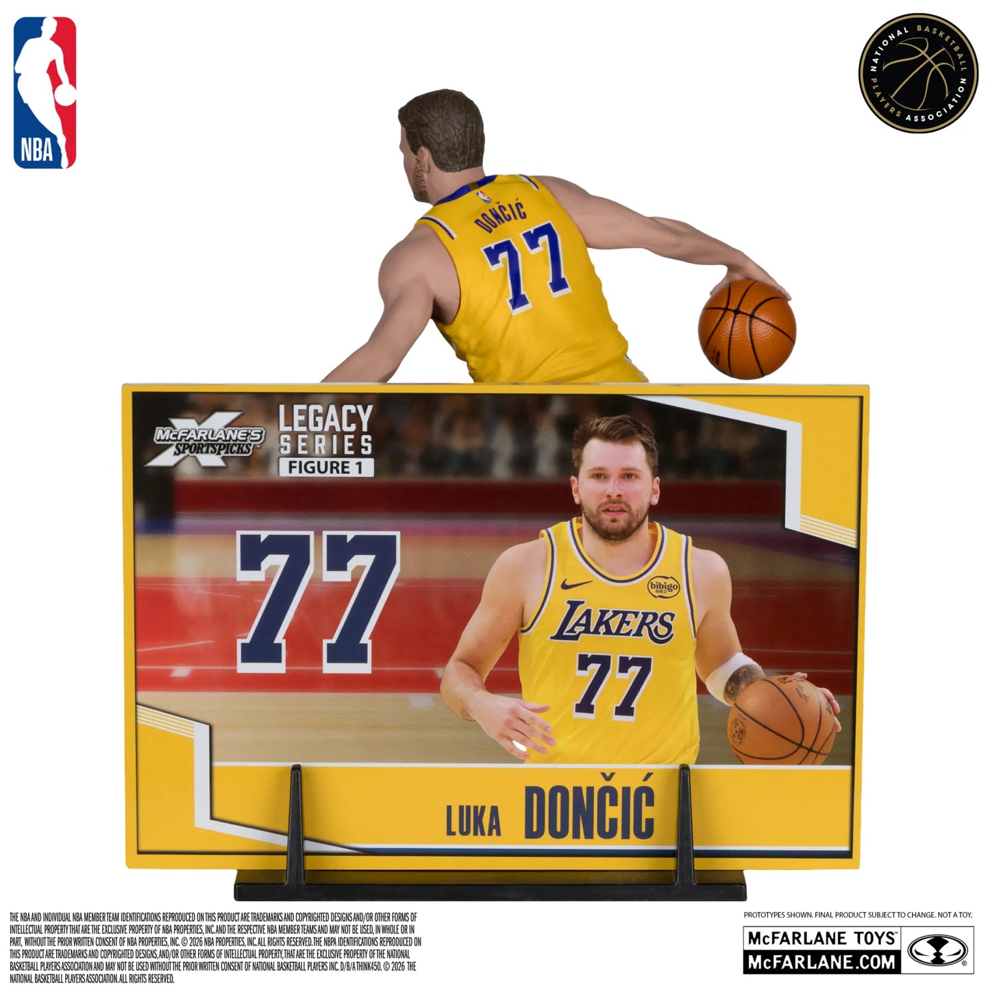 NBA  SPORTSPICKS LUKA DONCIC (LA LAKERS) POSED FIGURES