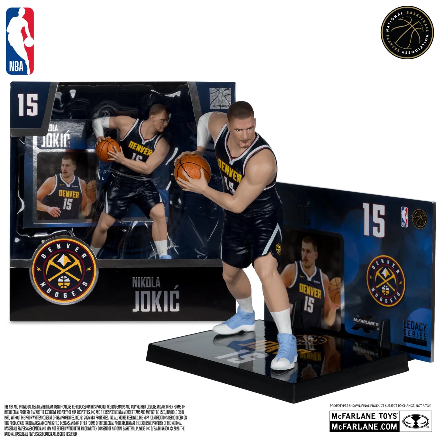 NBA SPORTSPICKS NIKOLA JOKIC (DENVER NUGGETS) POSED FIGURE