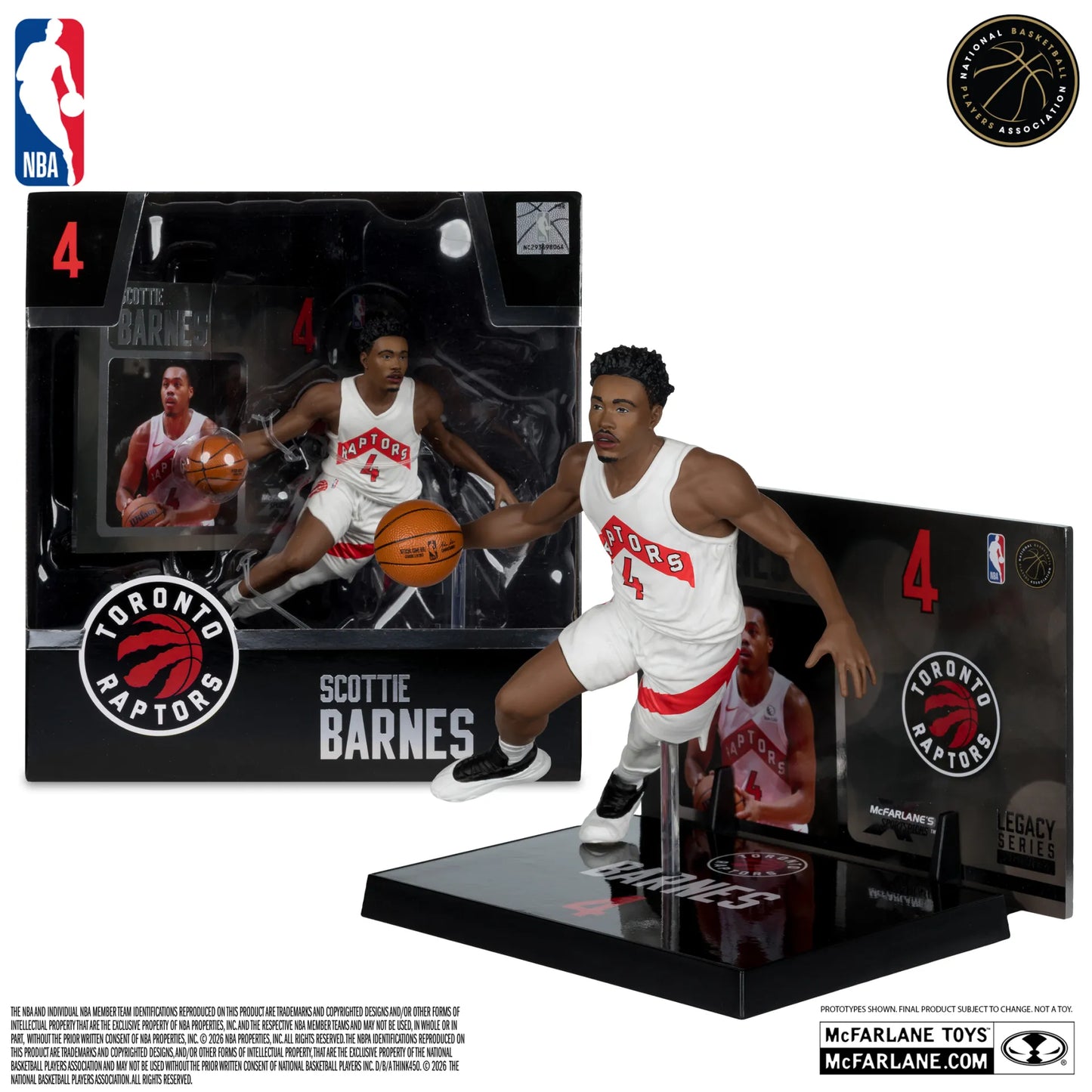 NBA SPORTSPICKS SCOTTIE BARNES (TORONTO RAPTORS) POSED FIGURE
