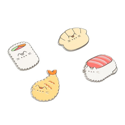 PUSHEEN SUSHI ROLL PIN SET (4)