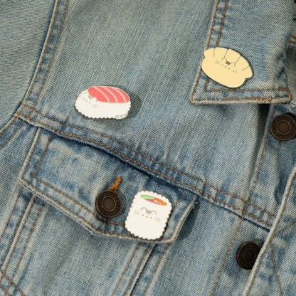 PUSHEEN SUSHI ROLL PIN SET (4)