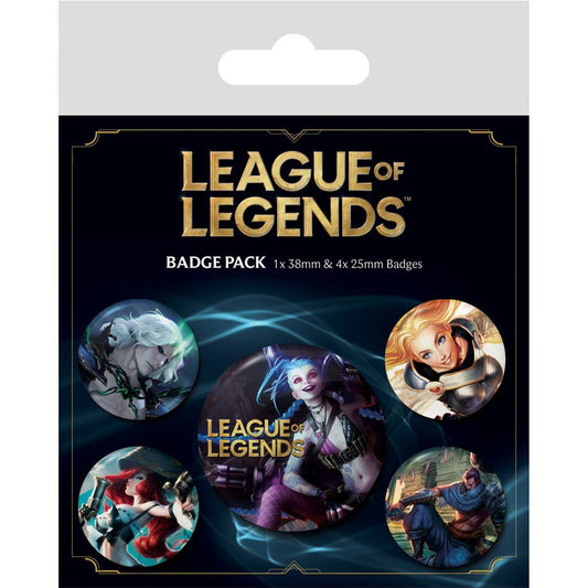 LEAGUE OF LEGENDS CHAMPIONS BADGE PACK