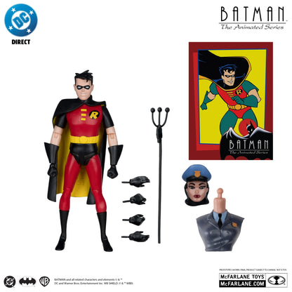 DC DIRECT BATMAN ANIMATED BUILD-A-FIGURE WAVE 6 ACTION FIGURE SET (6)