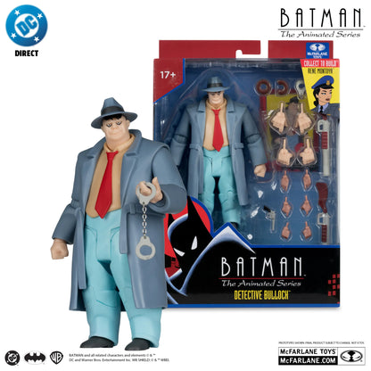 DC DIRECT BATMAN ANIMATED BUILD-A-FIGURE WAVE 6 ACTION FIGURE SET (6)