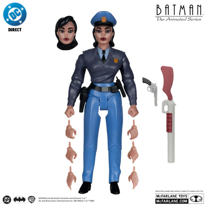 DC DIRECT BATMAN ANIMATED BUILD-A-FIGURE WAVE 6 ACTION FIGURE SET (6)