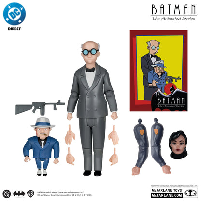 DC DIRECT BATMAN ANIMATED BUILD-A-FIGURE WAVE 6 ACTION FIGURE SET (6)
